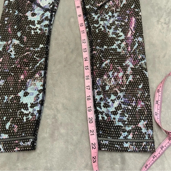 Lululemon All Sport Crop Floral Sport Tranquil Blue Multi 21108 - Picture 11 of 12